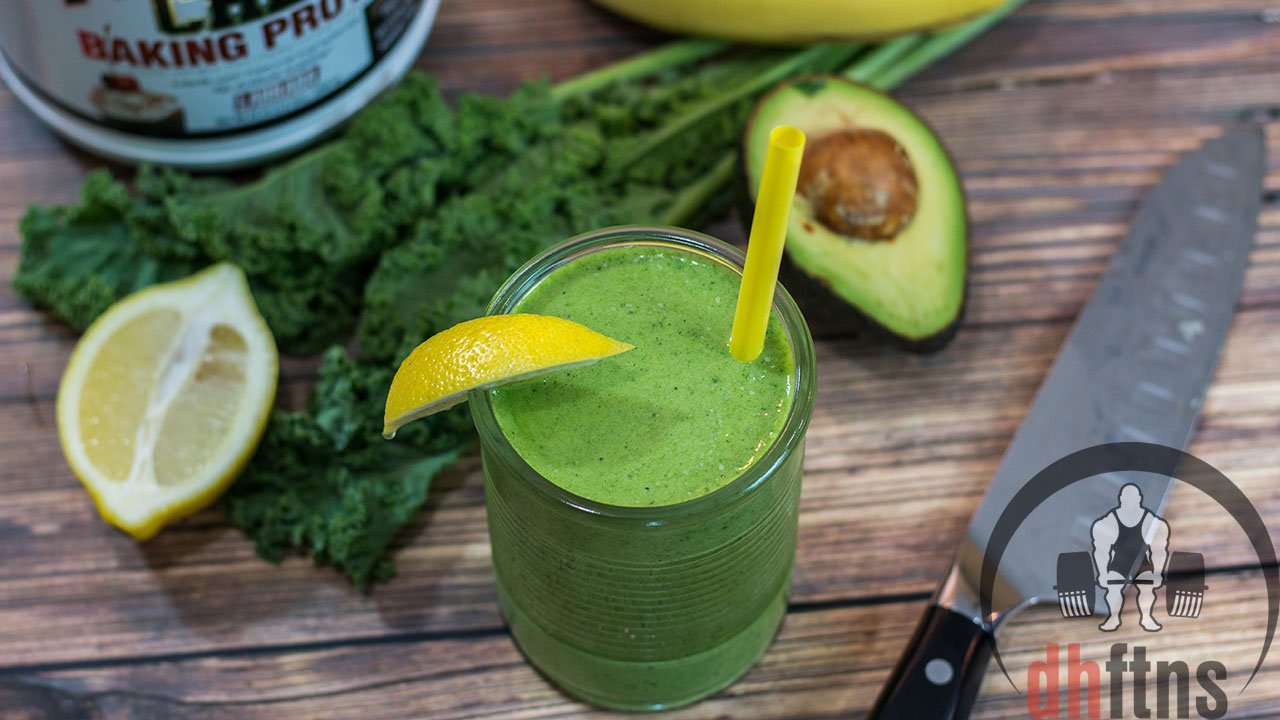 Avocado Banana Green Energy Smoothie Recipe