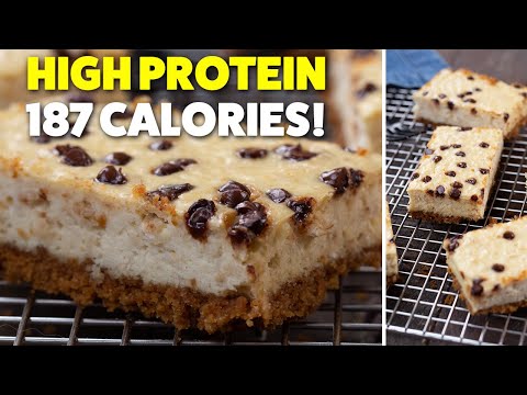 Easy Protein Cheesecake Bars with Simple Ingredients
