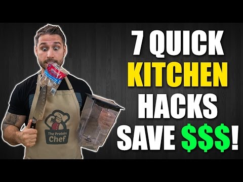 7 QUICK KITCHEN &amp; LIFE HACKS! SAVE MONEY!