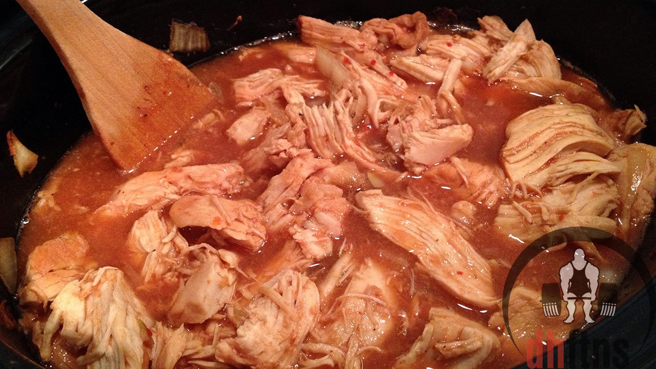 HEALTHY Slow Cooked BBQ Chicken Recipe