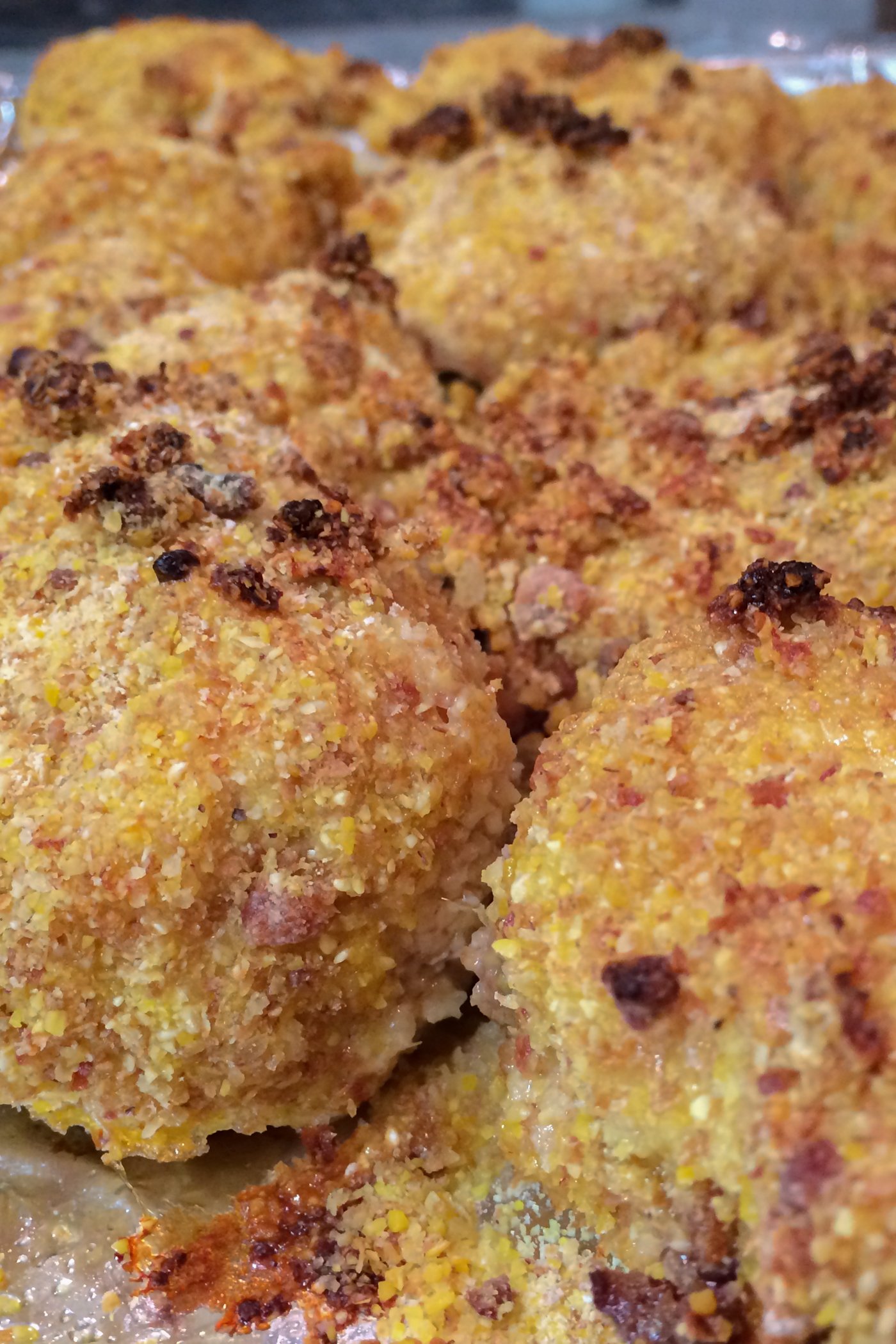 Baked Bacon Cornbread Chicken