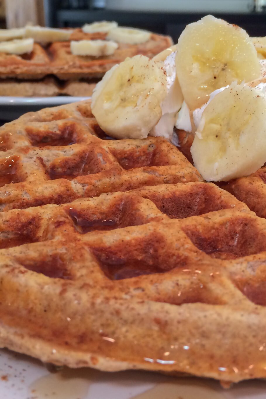 Banana Nut Protein Waffles Recipe