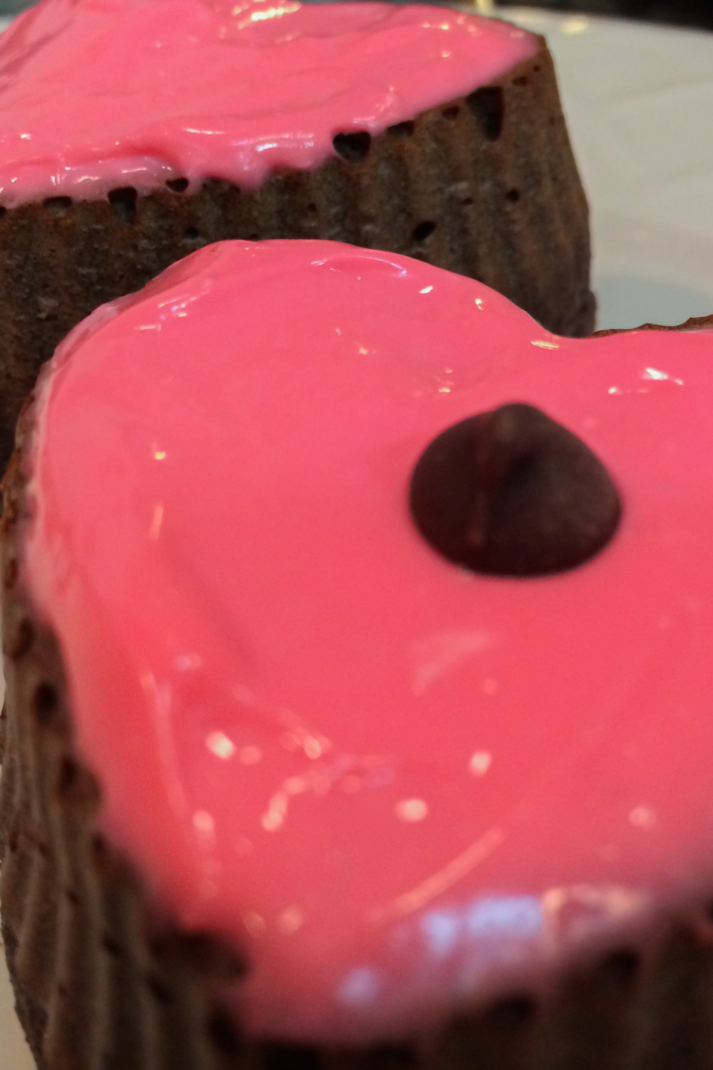 Valentine Brownie Protein Cupcakes