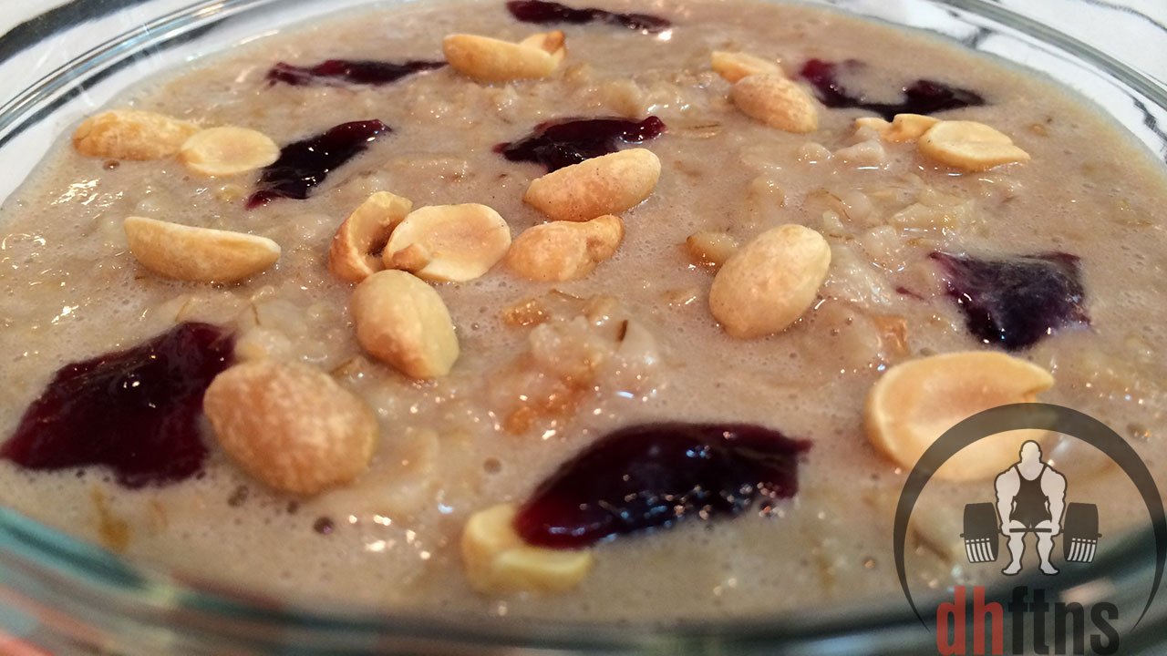 Peanut Butter Jelly Protein Oatmeal Recipe Proats