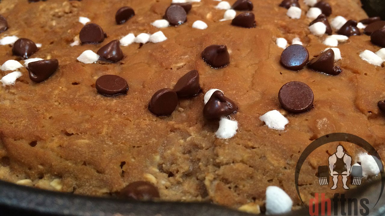 Oatmeal Skillet PROTEIN Cookie Recipe (High Fiber)