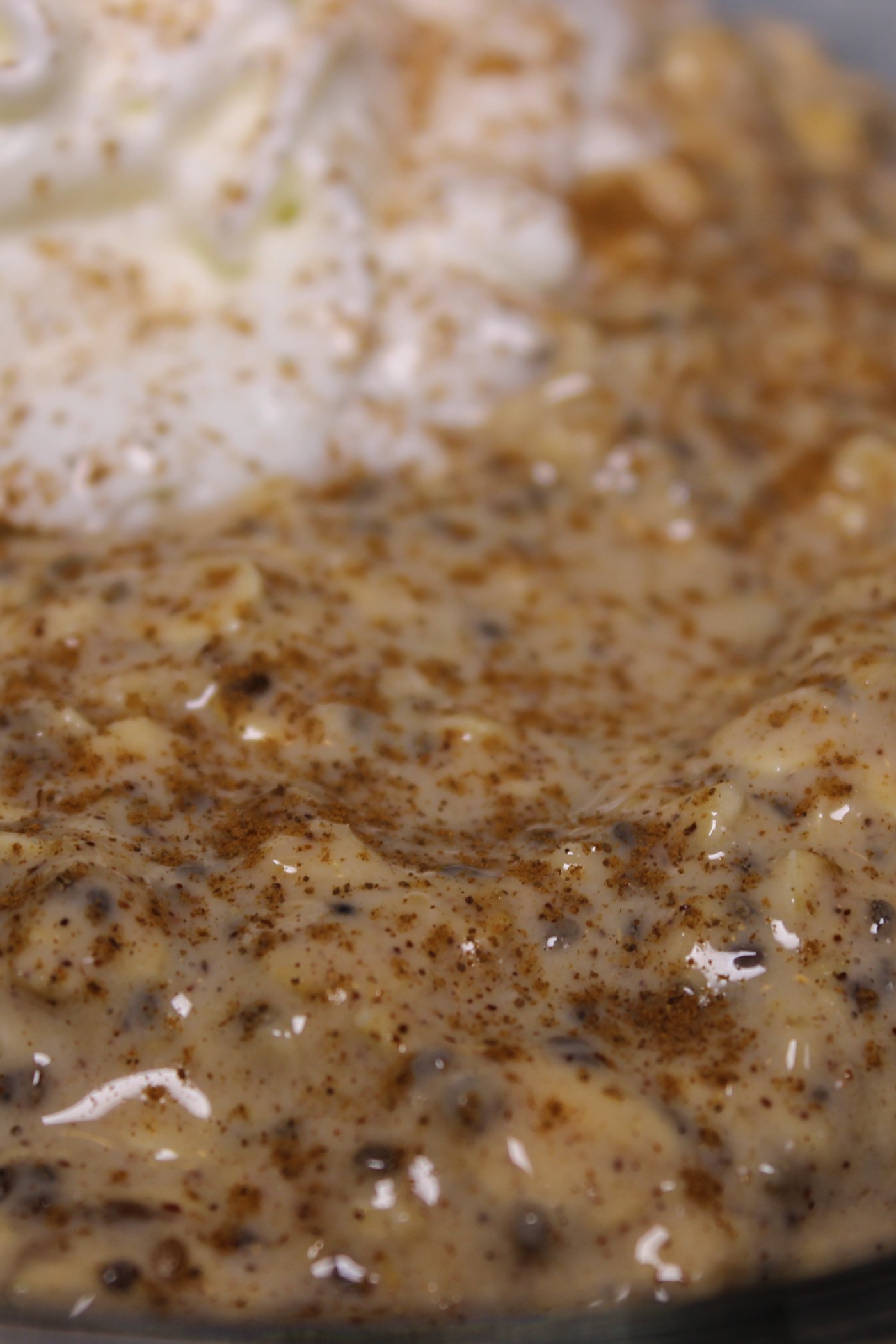 Eggnog Protein Overnight Oats