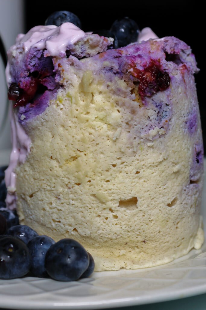 Blueberry Protein Mug Cake Recipe