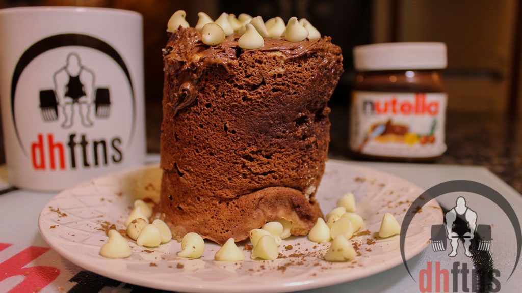 Nutella PROTEIN Mug Cake Recipe (Microwave)