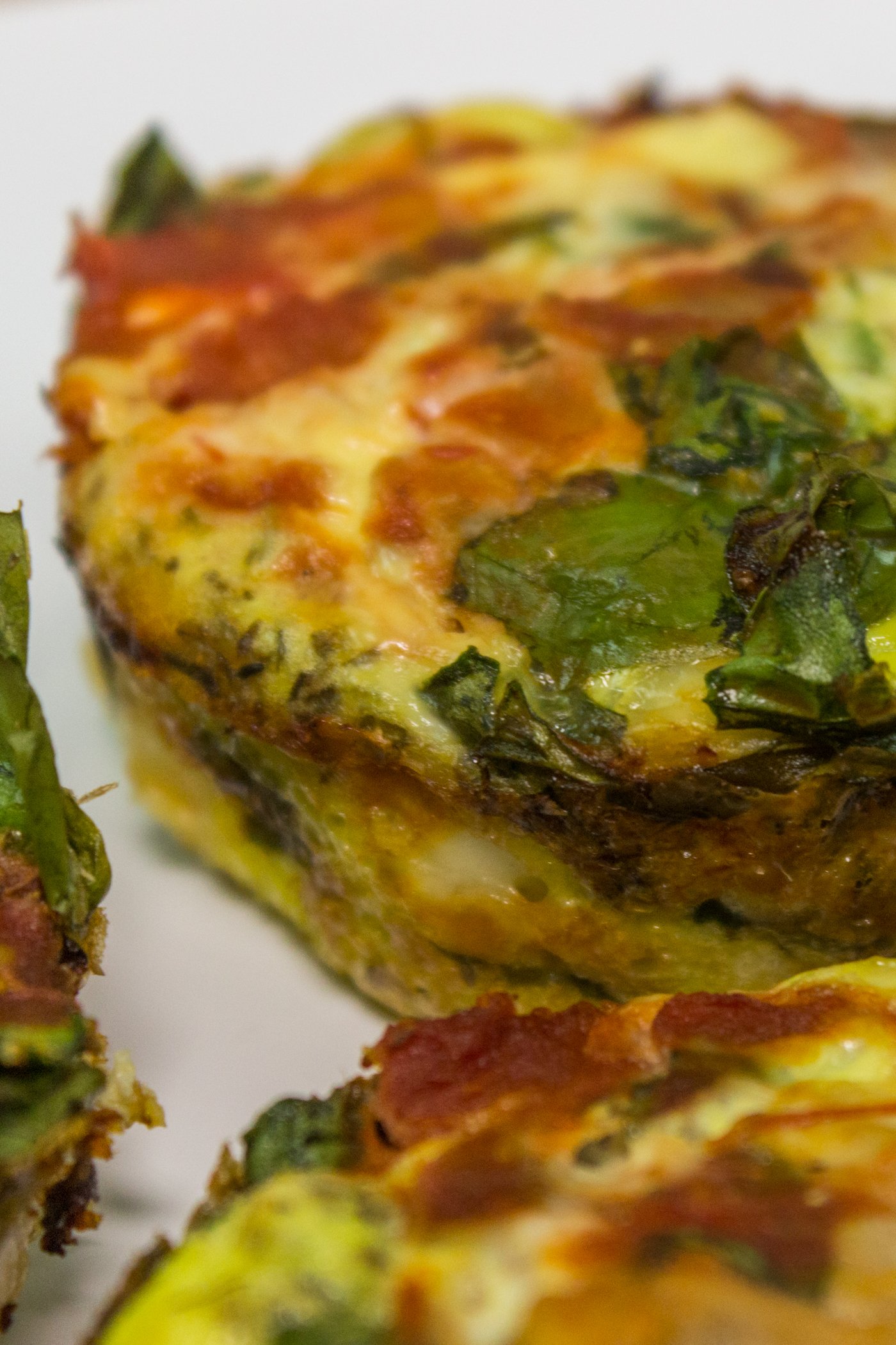 Spinach & Feta Tuna Egg Muffins