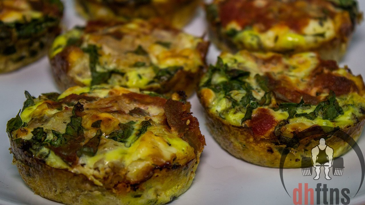 Spinach & Feta TUNA EGG Muffins Recipe