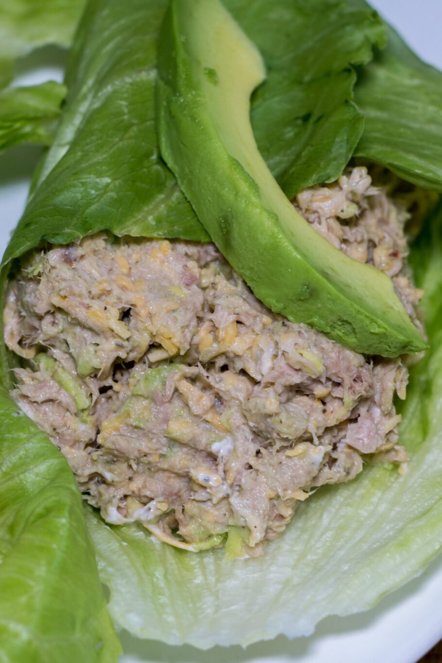 Tuna Avocado Lettuce Wraps Recipe