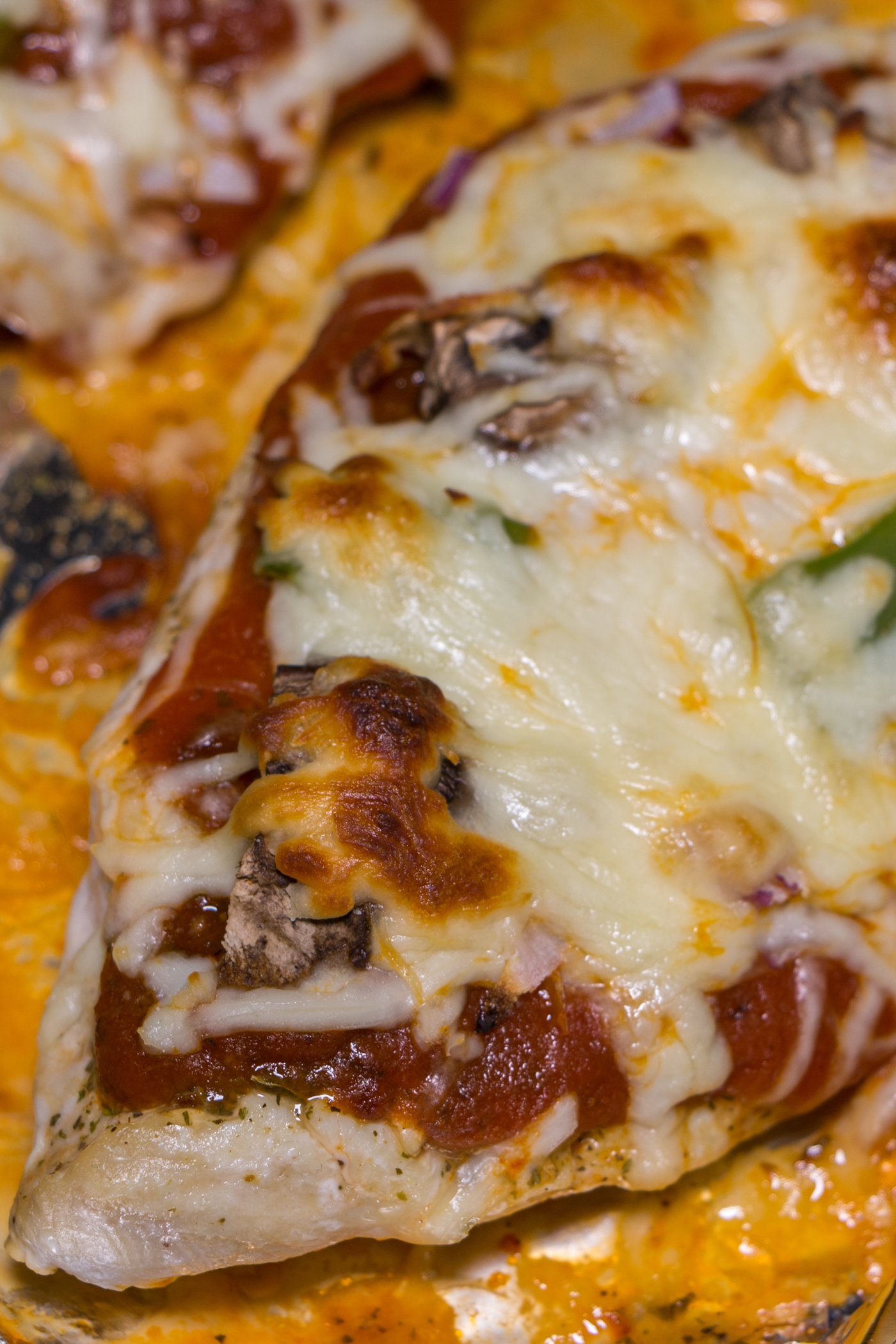 Baked Low Carb Chicken Pizza
