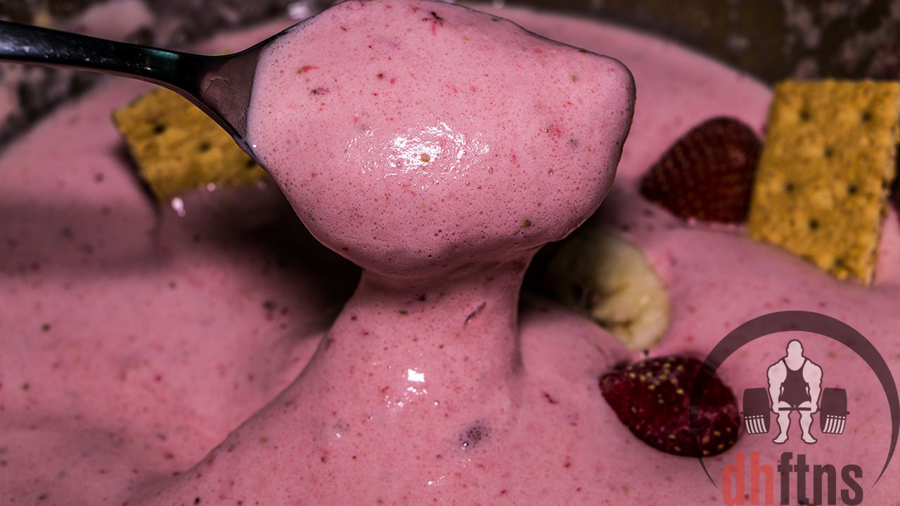 Strawberry Banana PROTEIN Fluff Recipe