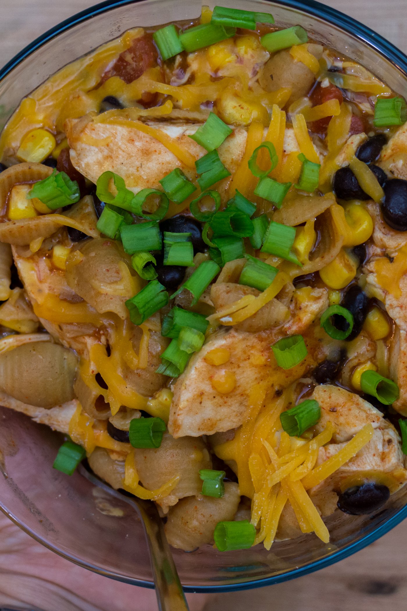 High Protein Enchilada Pasta