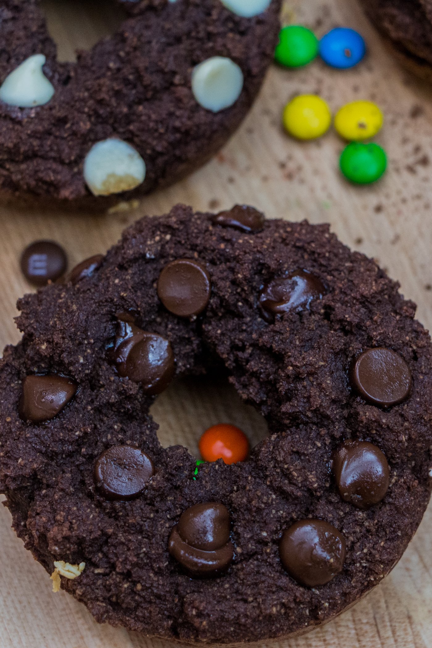 Triple Chocolate Protein Donuts