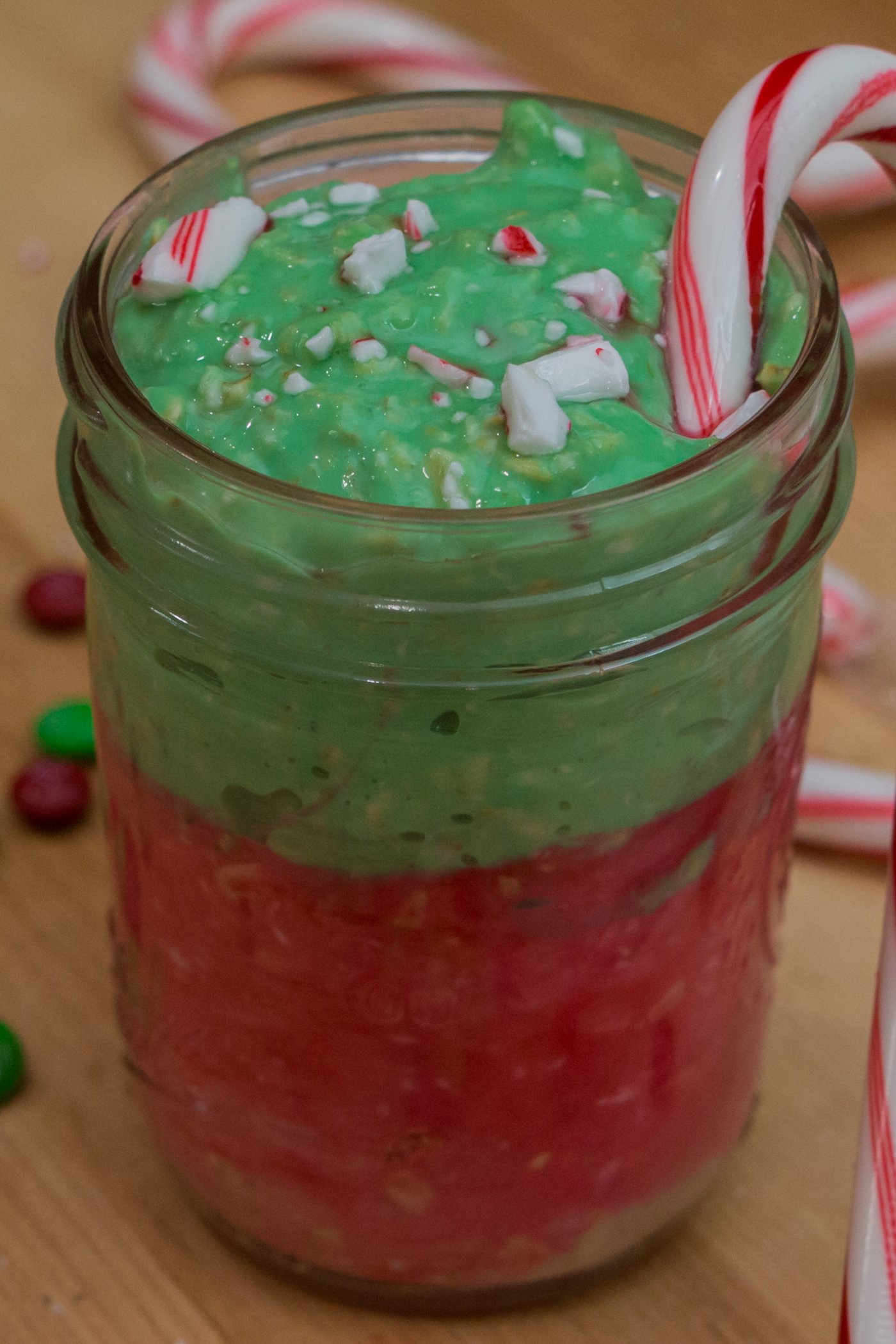 Christmas Protein Overnight Oats