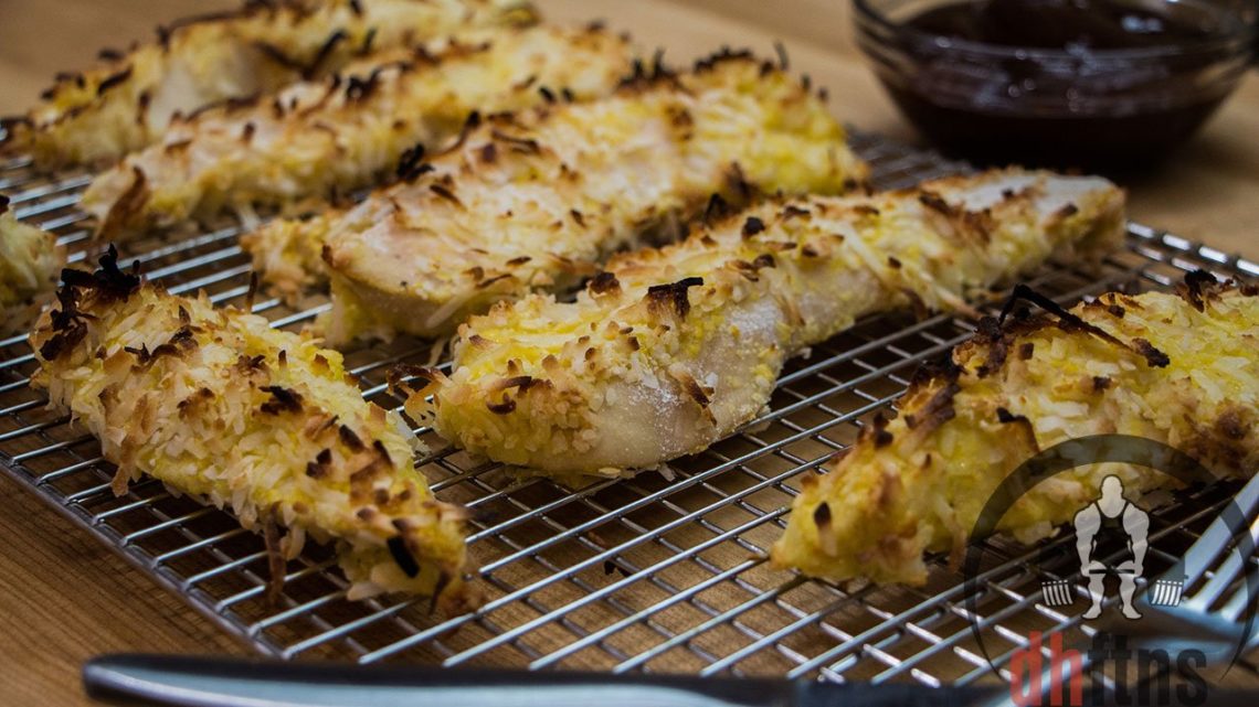 Healthy Crispy Coconut CHICKEN Strips Recipe