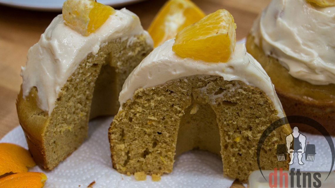 HEALTHY Orange Cream Bread, Cake, or Cupcakes