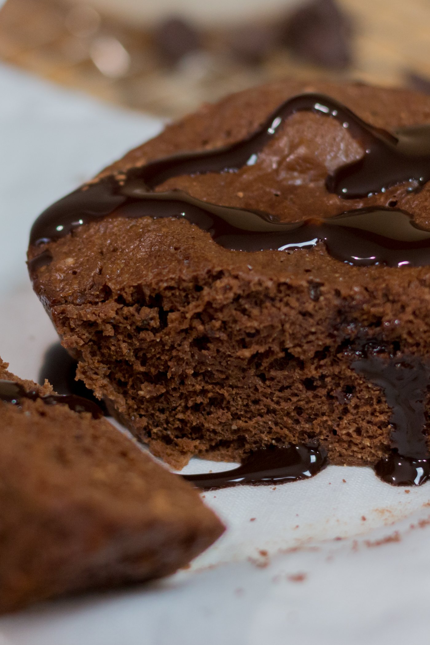 Protein Microwave Eggless Brownies