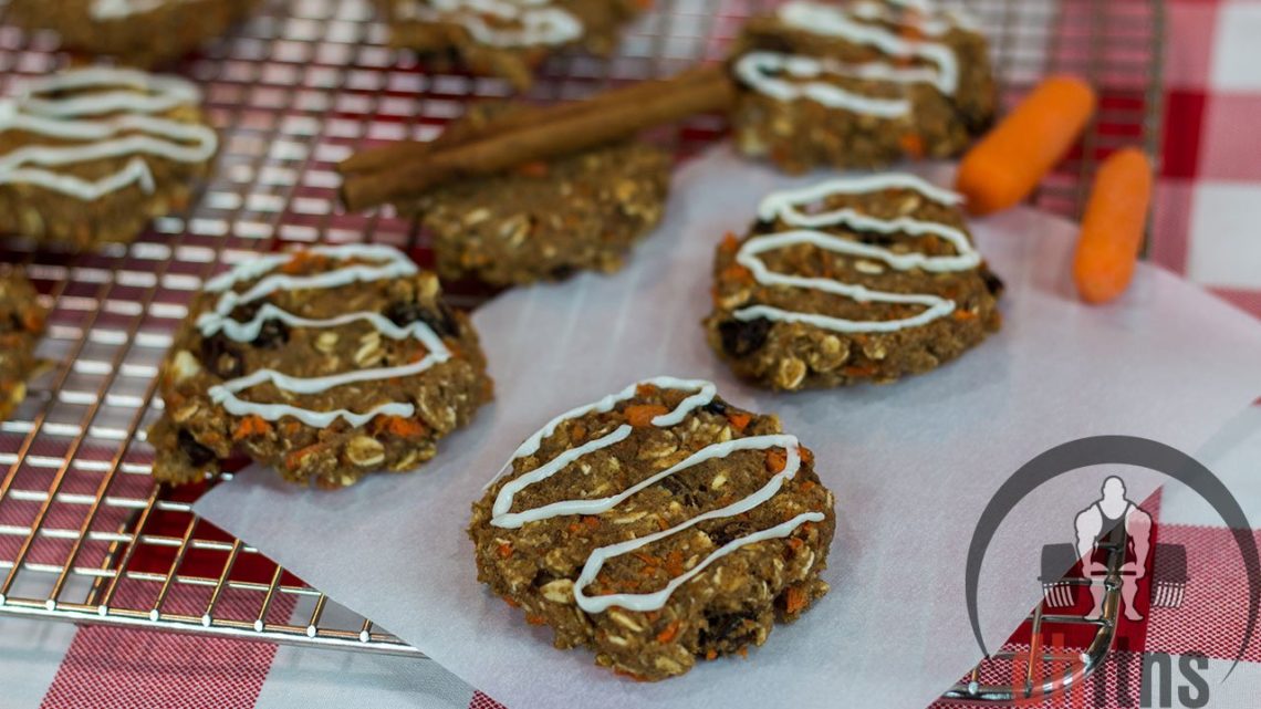 Bodybuilding CARROT CAKE Oatmeal Cookies