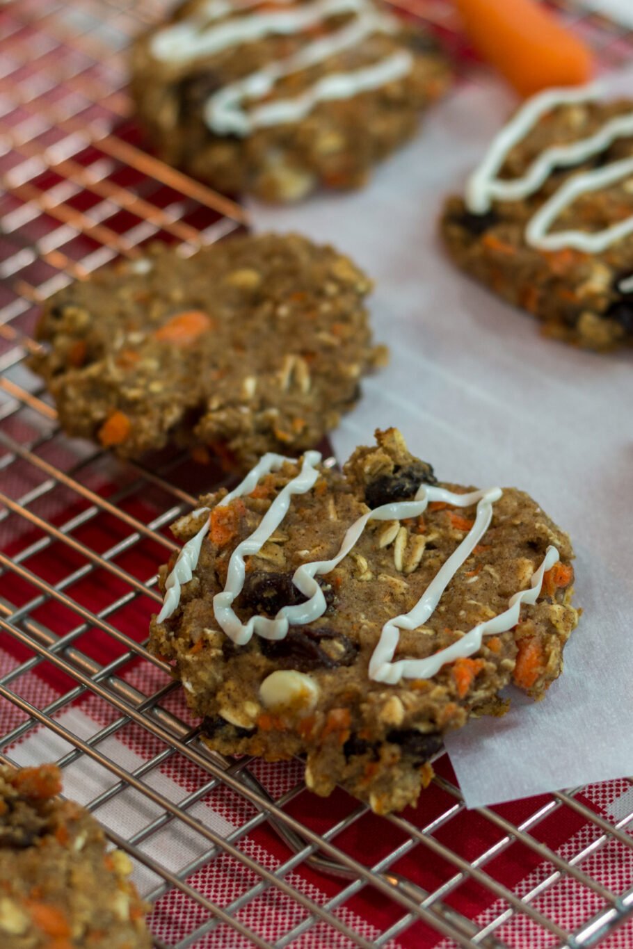 Carrot Cake Oatmeal Protein Cookies Recipe