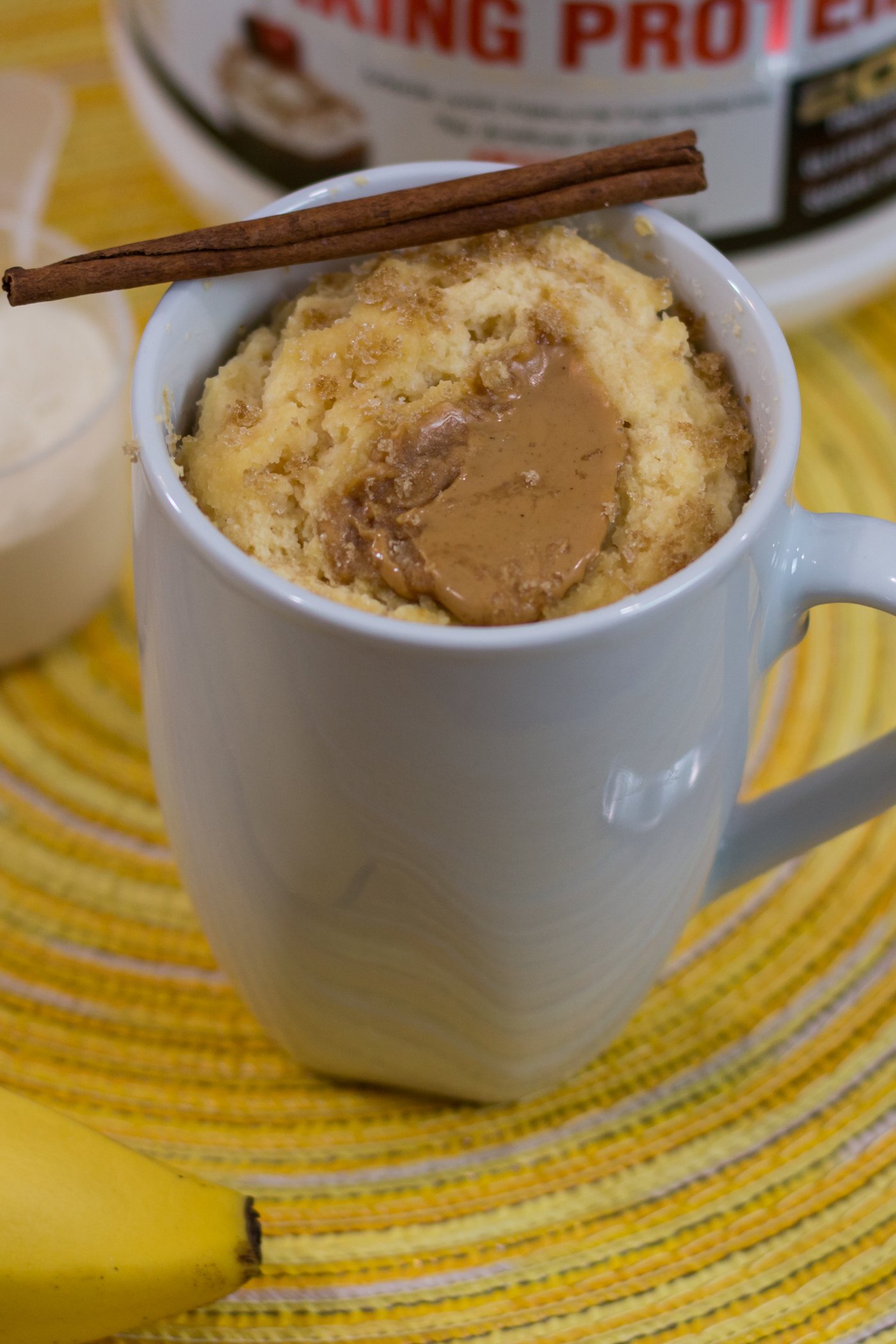 Microwave Stuffed Low Carb Donut