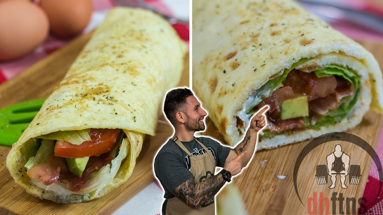 LOW CARB BREAKFAST EGG BURRITO RECIPE