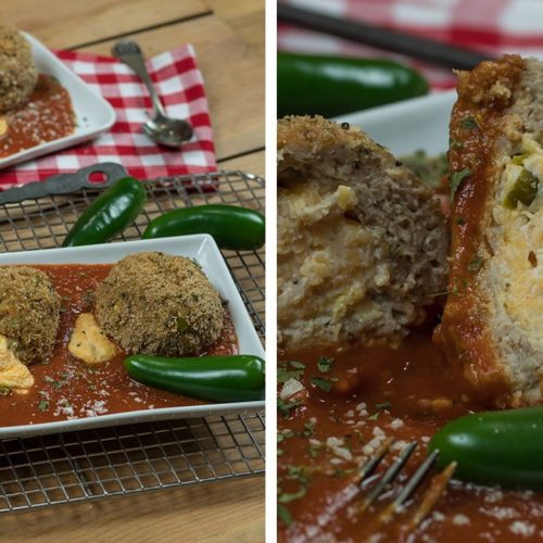 Quick & Easy Healthier JALAPENO Popper Meatballs