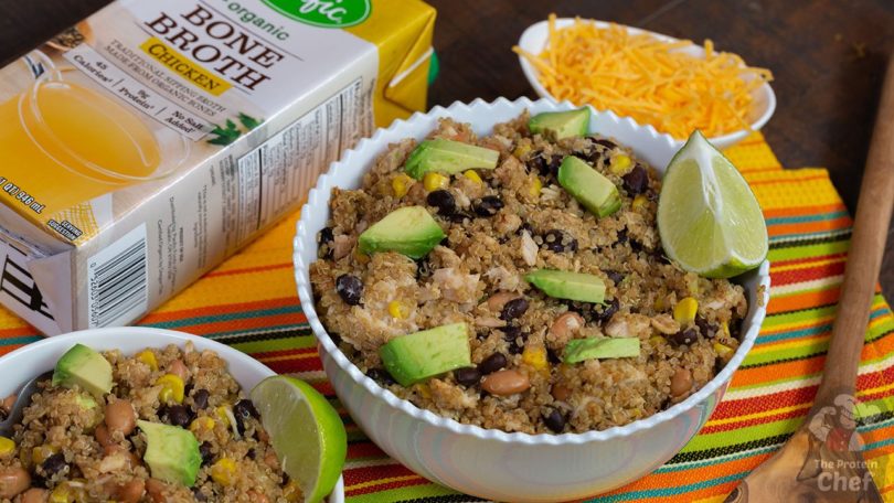 Protein Packed Spicy Quinoa TACO Bowls Recipe