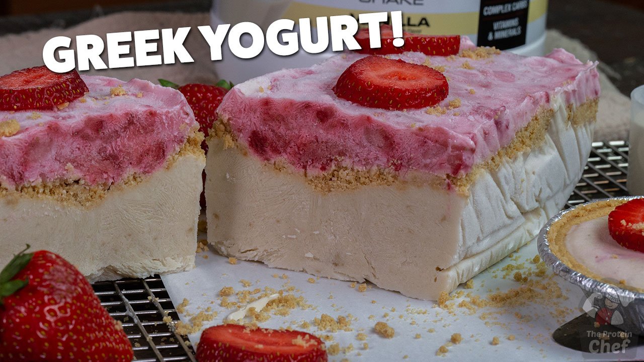 Easy Greek Yogurt PROTEIN Ice Cream Cake