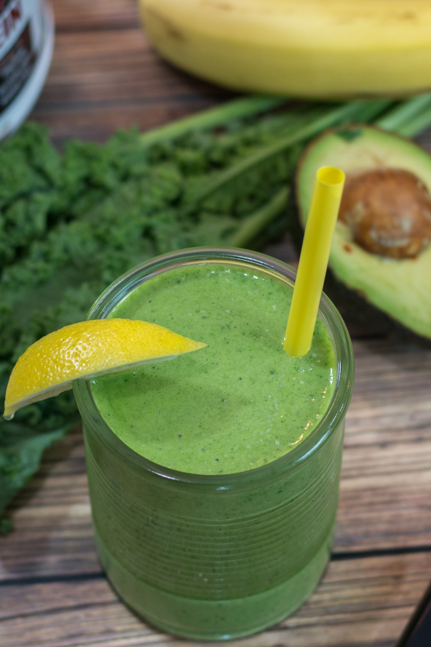Avocado Banana Green Energy Smoothie