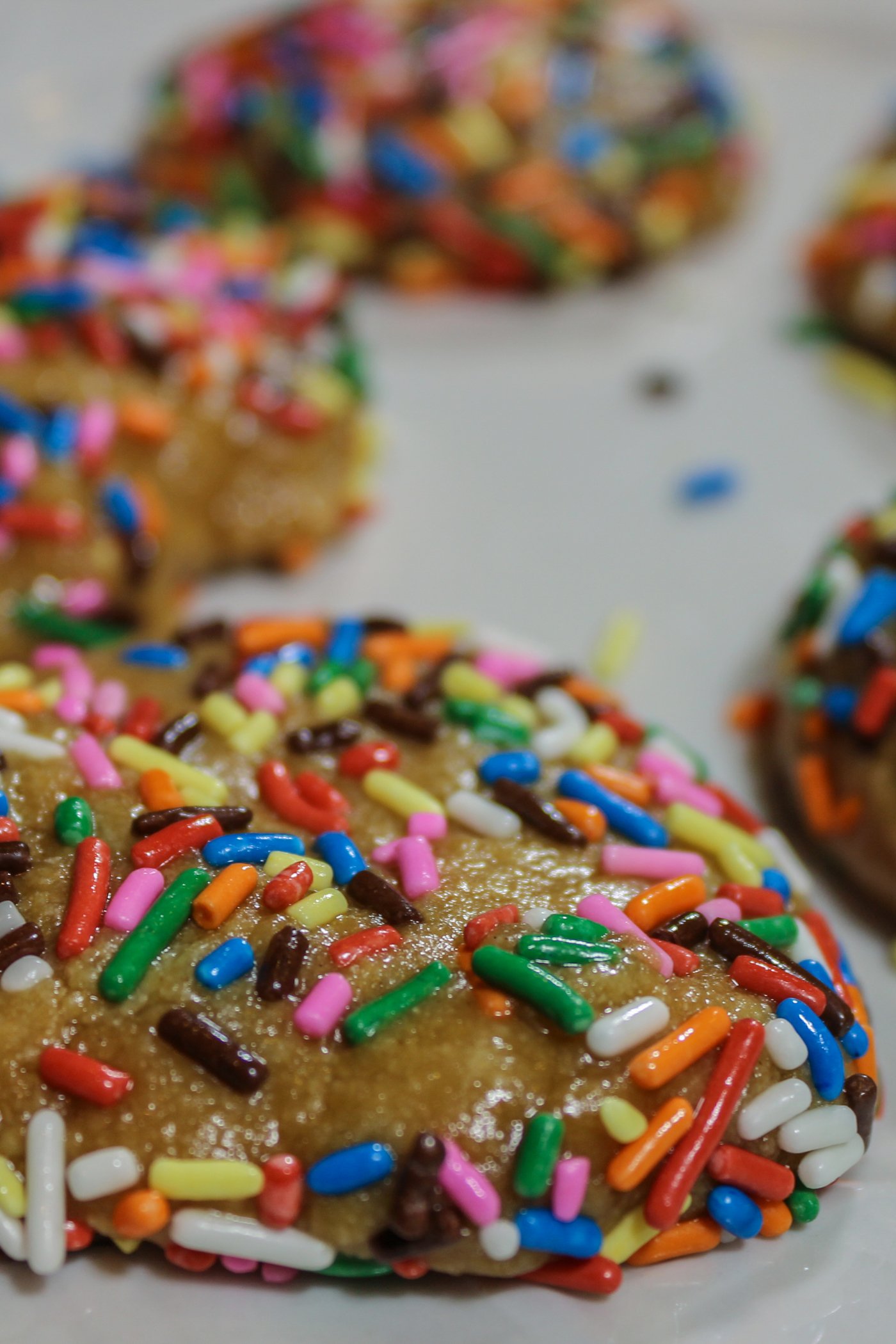 Birthday Cake Protein Bites