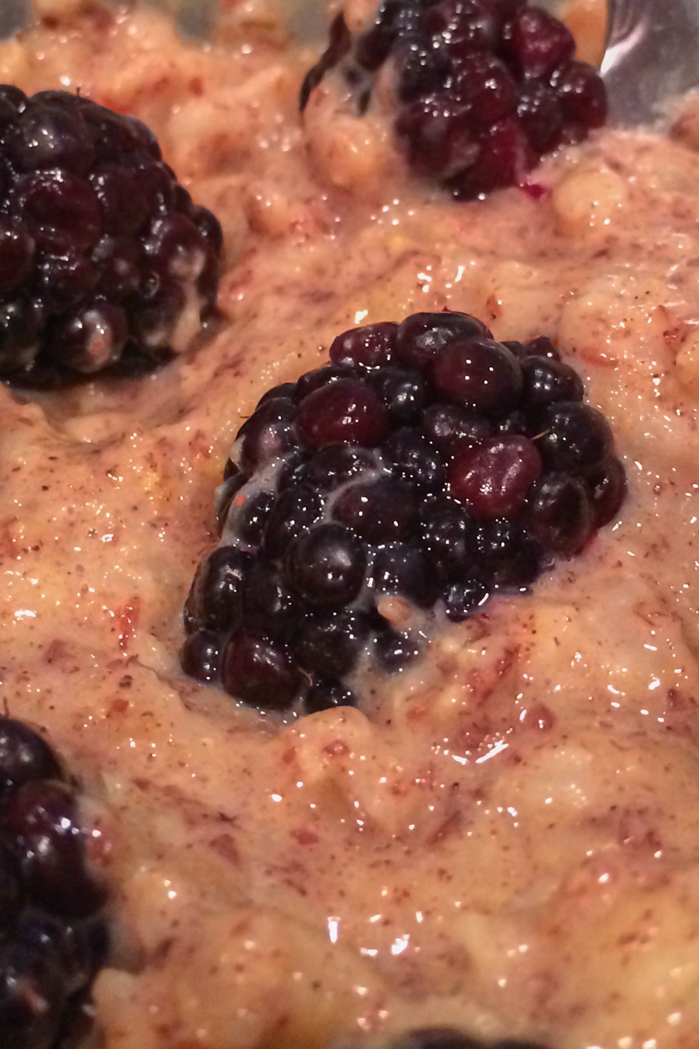 Blackberry Banana Protein Oatmeal