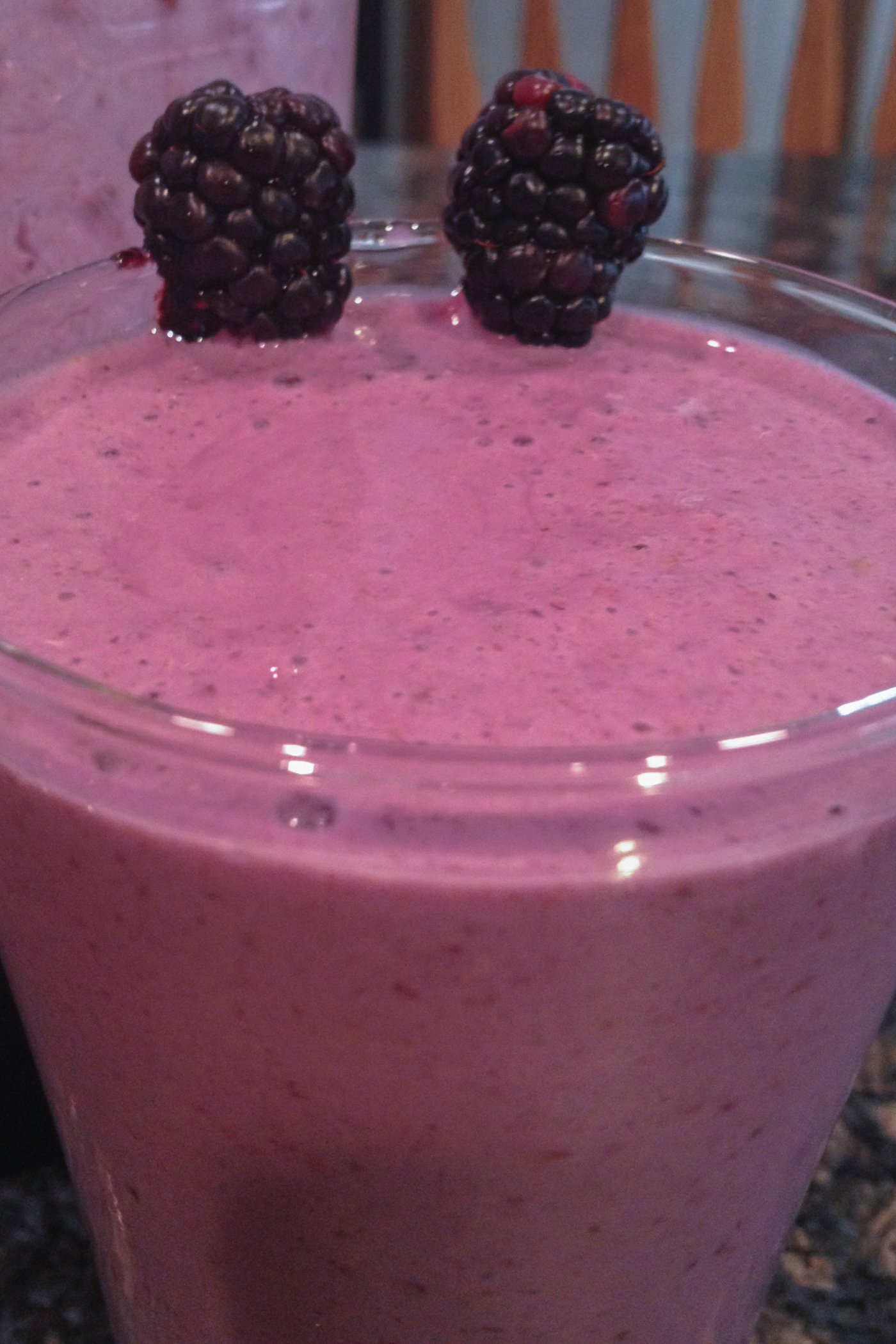 Blackberry Vanilla Protein Shake