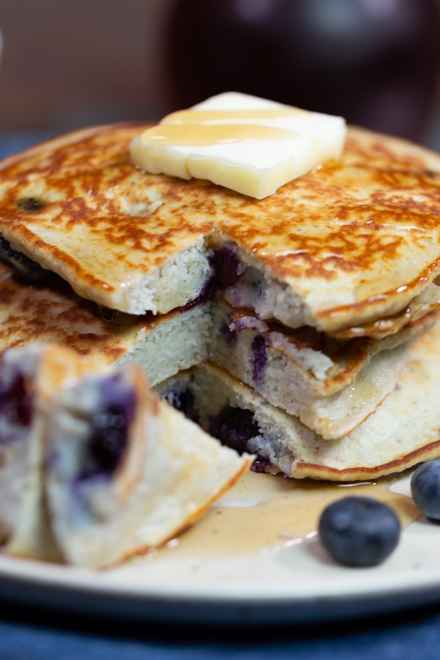 Blueberry Low Carb Pancakes