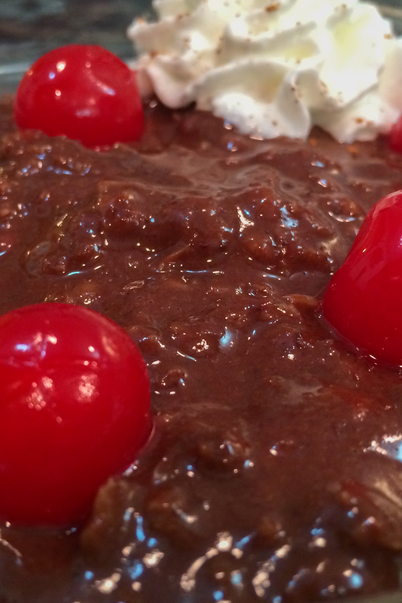 Chocolate Cherry Pie Protein Oatmeal