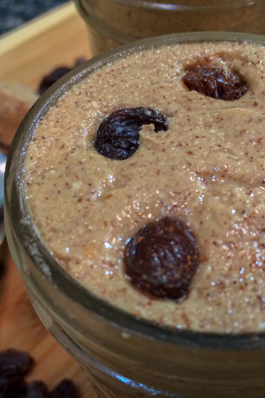 Cinnamon Raisin Protein Peanut Butter Recipe