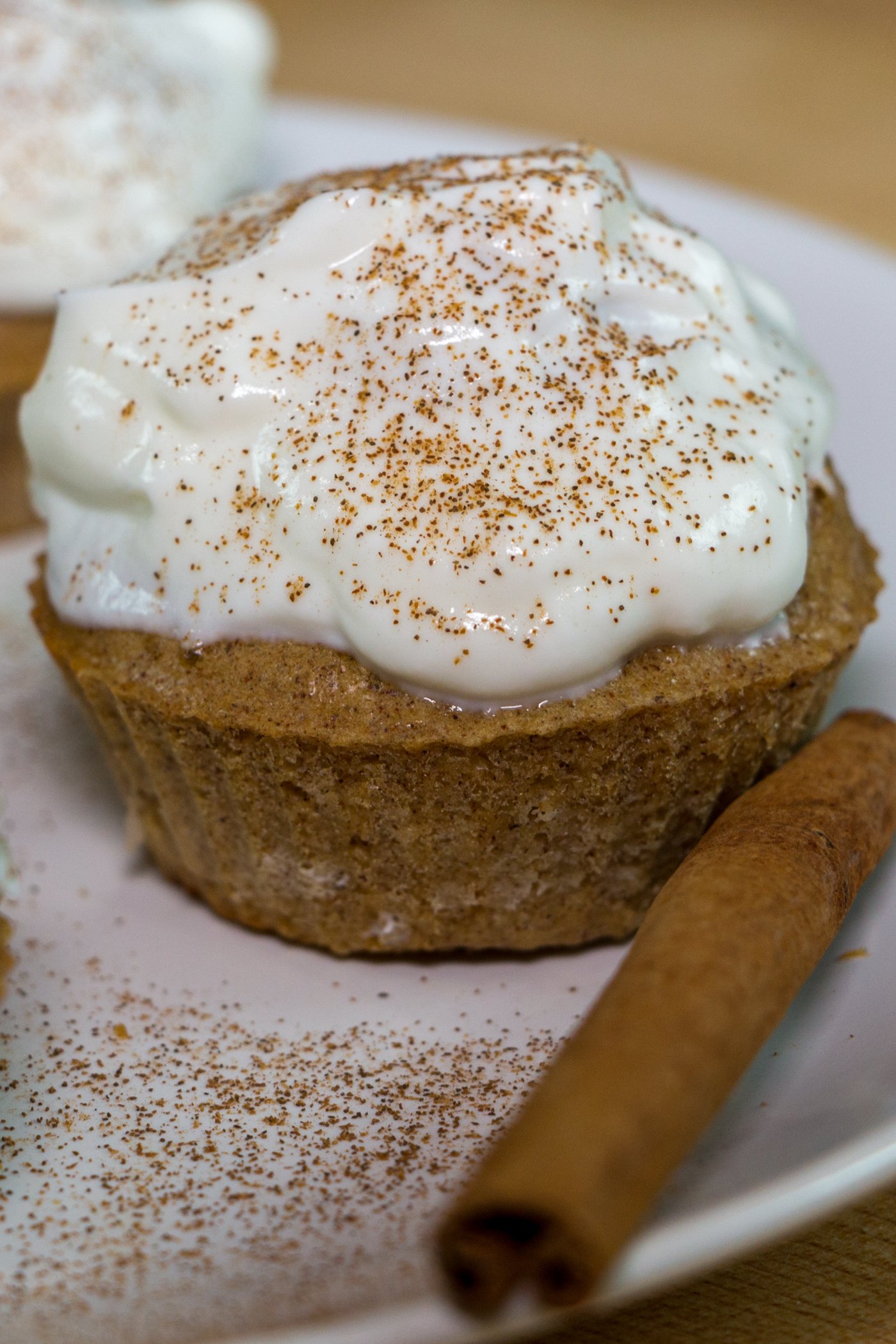 Cinnamon Swirl Protein Cupcakes