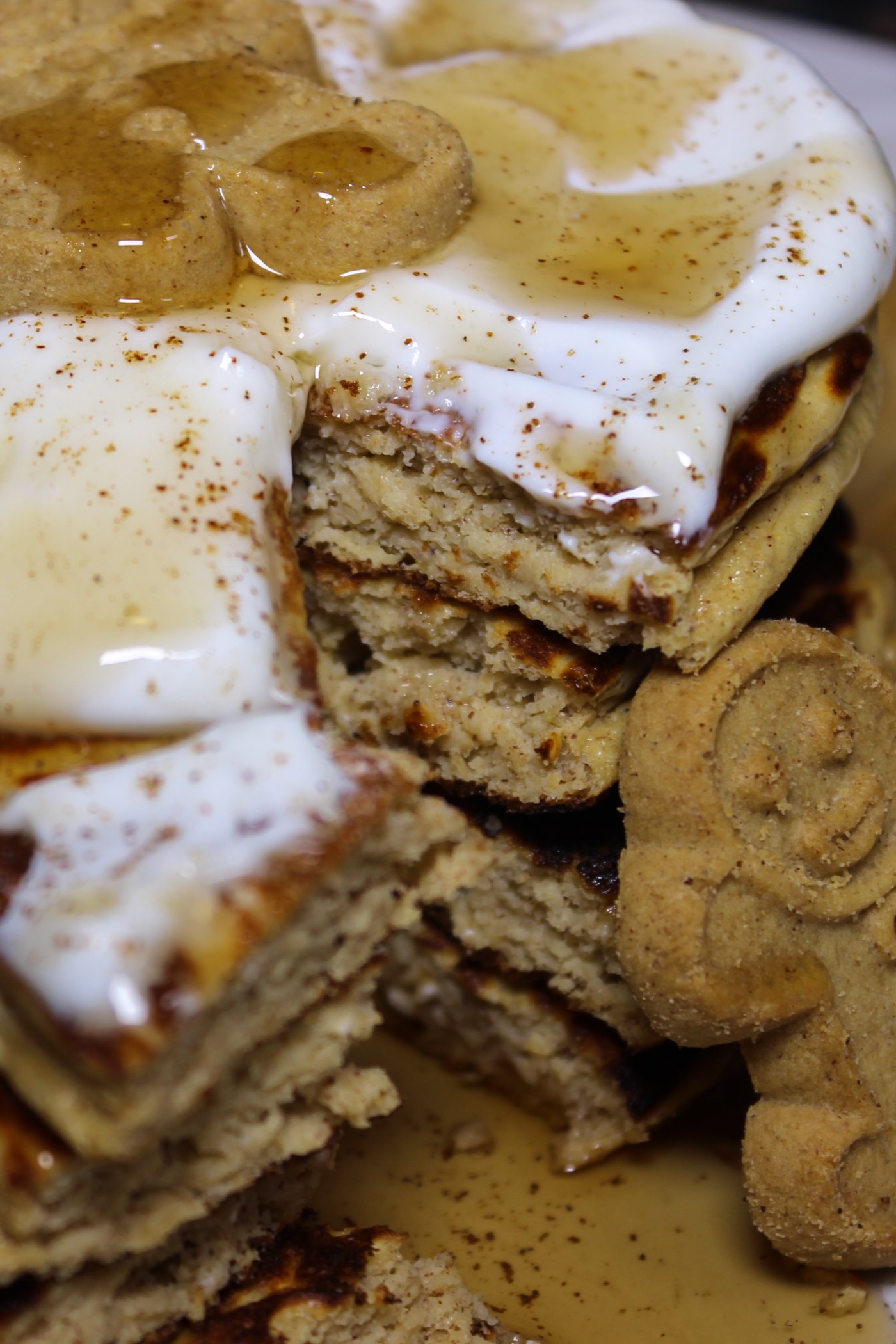 Gingerbread Protein Pancakes