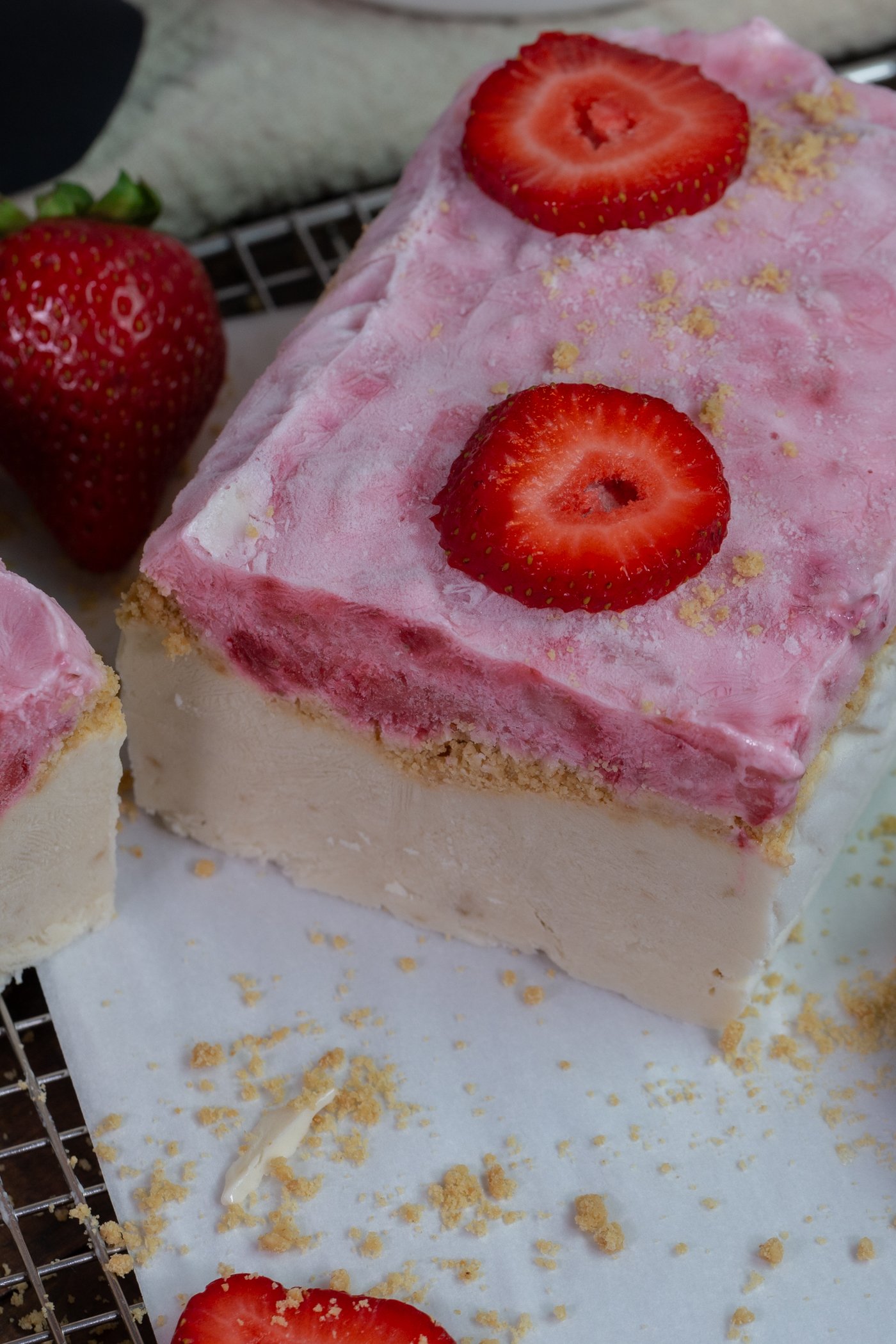 Greek Yogurt Protein Ice Cream Cake