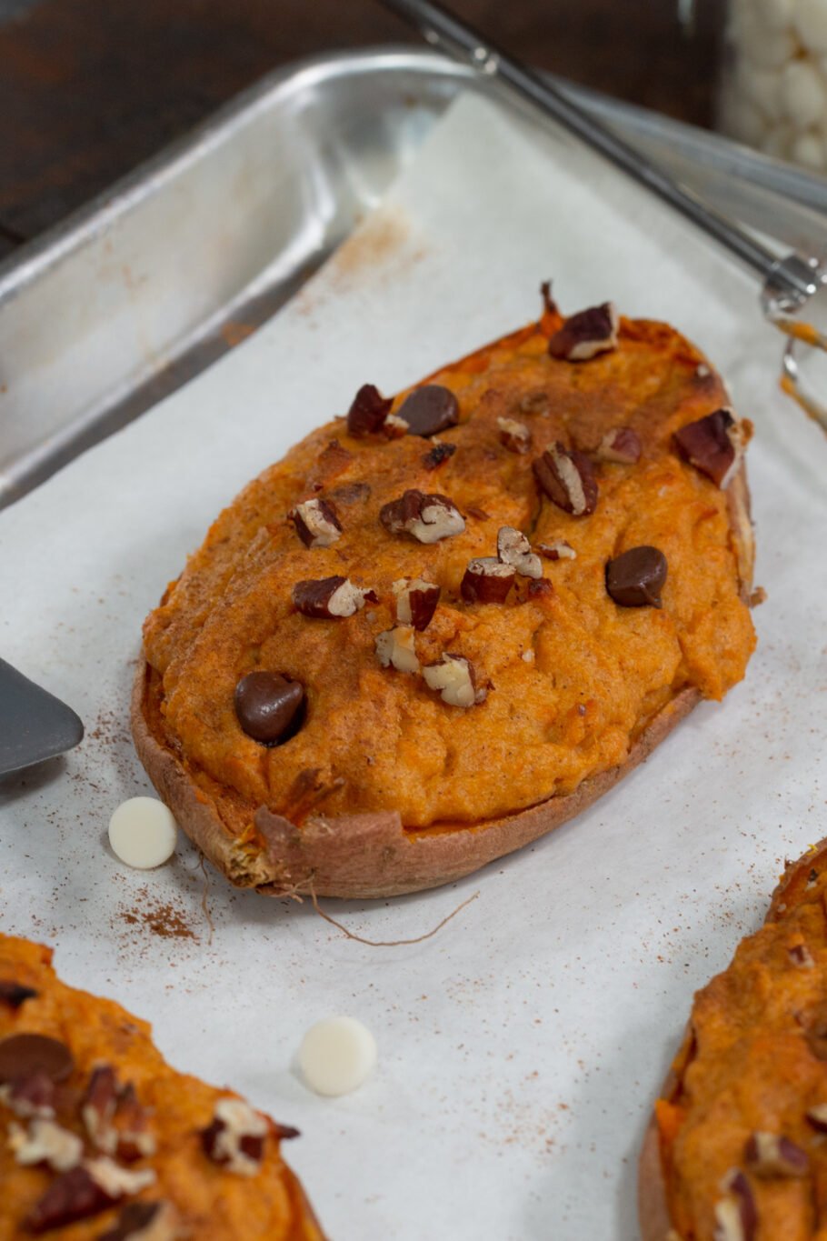 Loaded Twice Baked Sweet Potatoes Recipe