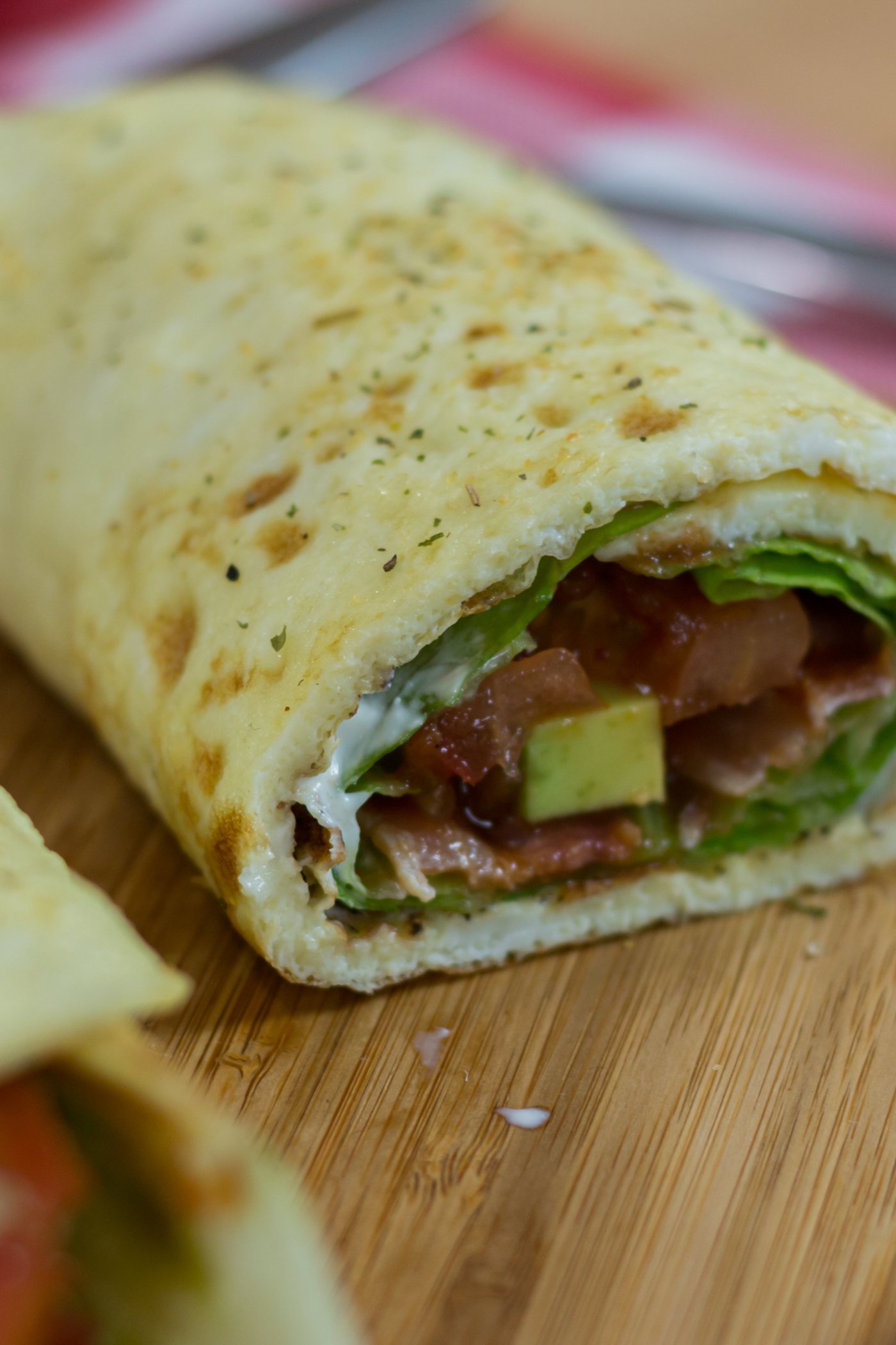 Low Carb Breakfast Egg Burrito