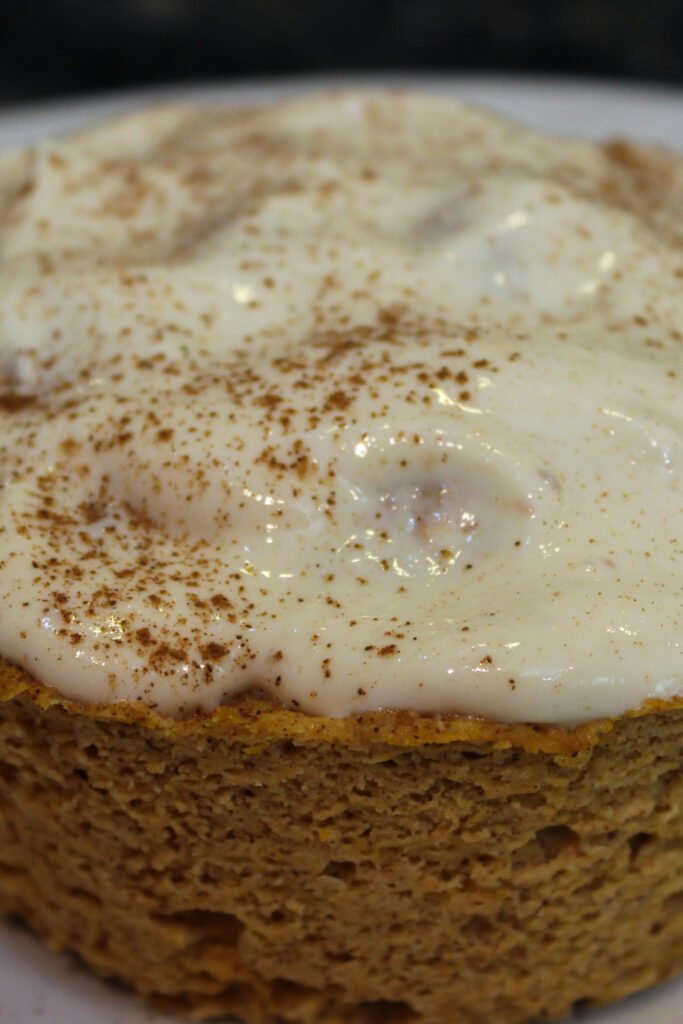 Microwave Protein Pumpkin Cake Recipe