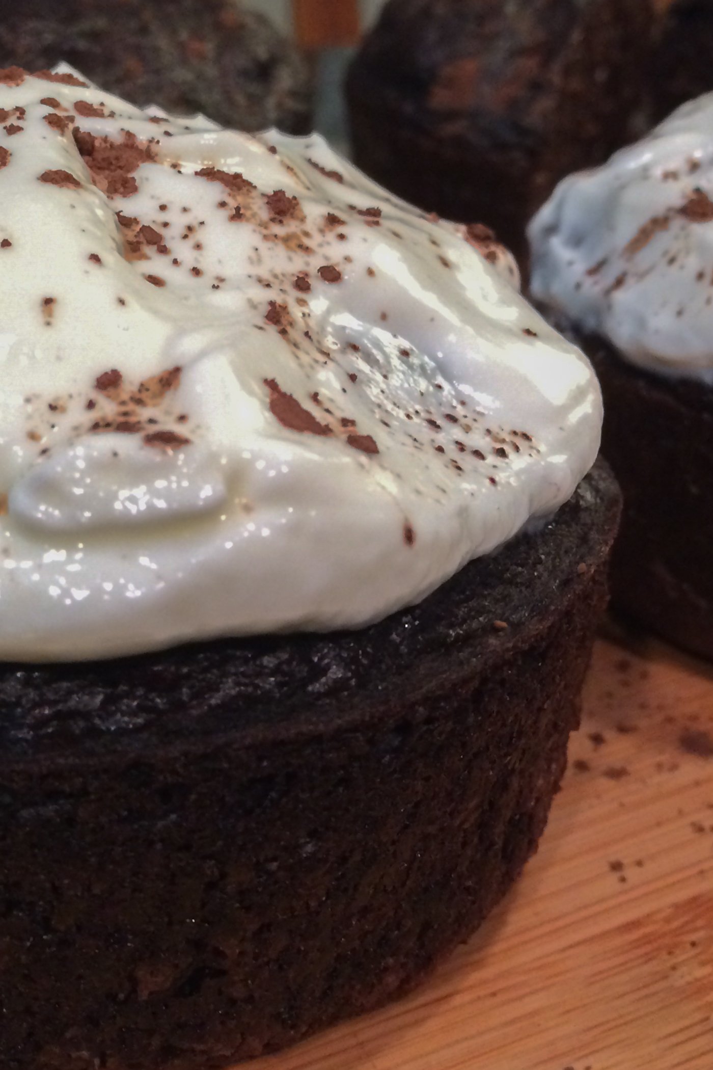 Mini Chocolate Protein Cakes
