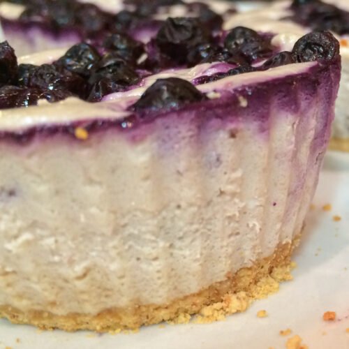 Mini Protein Blueberry Cheesecakes Recipe