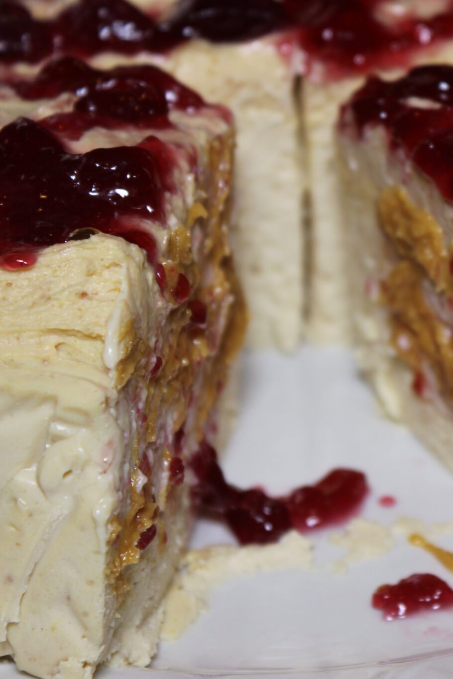 Peanut Butter & Jelly Protein Cheesecake Recipe The Protein Chef