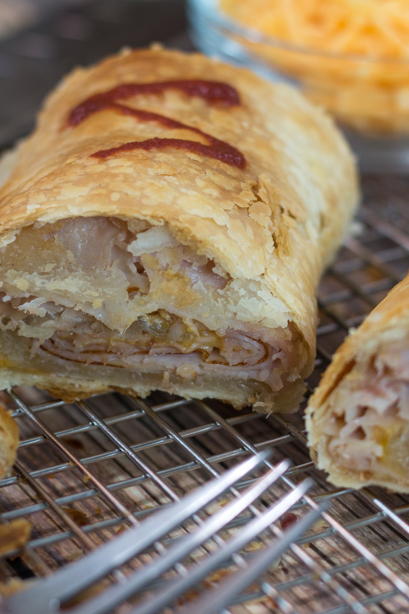 Pie Crust Sliced Turkey Wraps