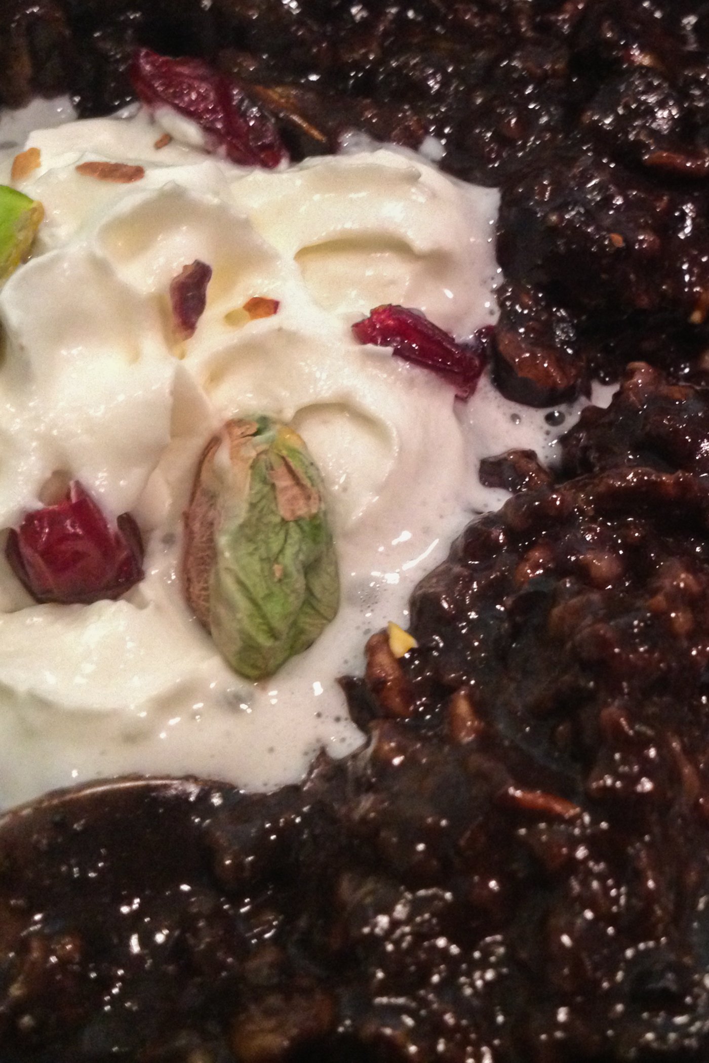 Pistachio Cranberry Protein Oatmeal