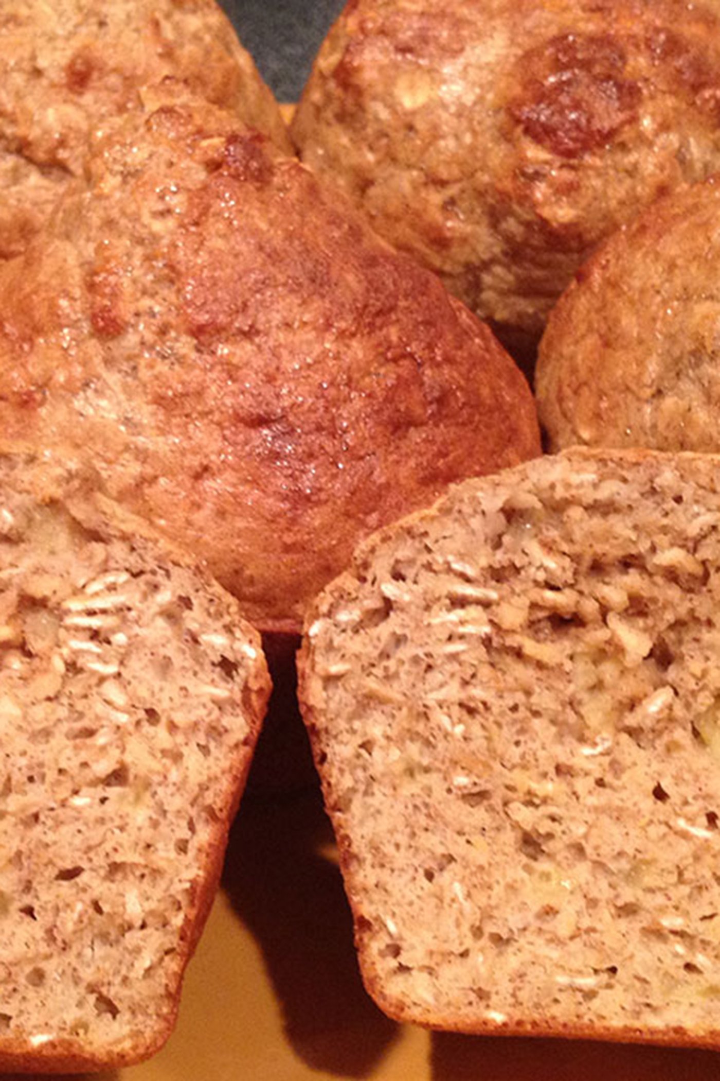 Banana Oat Protein Muffins
