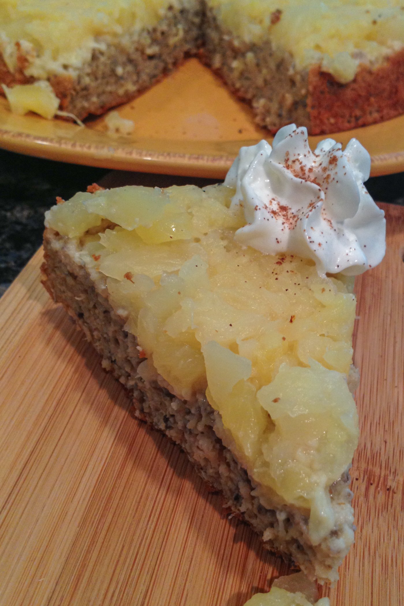 Protein Pineapple Upside-Down Cake